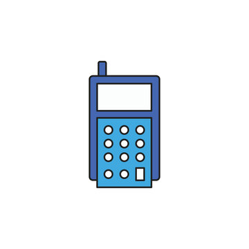 Mobil Phone Vector Type Icon