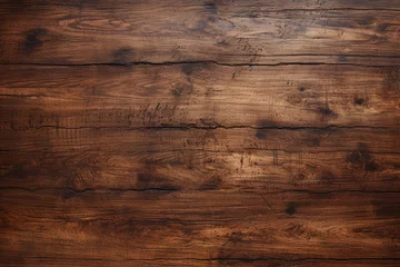 Poster 木材の茶色の壁の板パネルのテクスチャの背景画像　timber wood brown wall plank panel texture background　Generative AI © lime