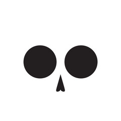 skull icon spades vektor