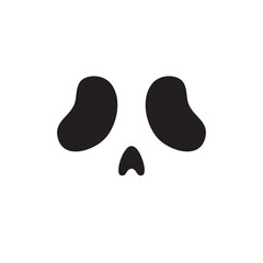 skull icon spades vektor