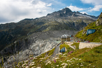 Belvédère on the Furka Pass, Alpes, Switzerland