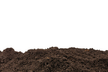 Black land for plant background.