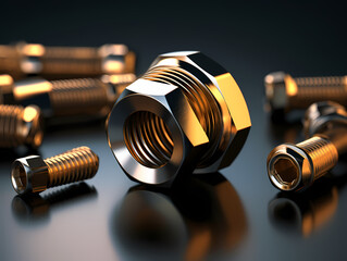 machined bolt and nut