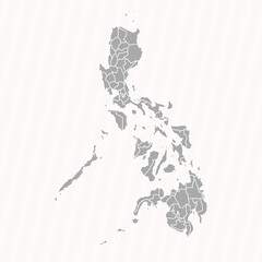 Detailed Map of Philippines With States and Cities