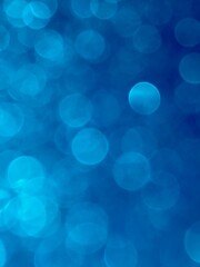 abstract blue bokeh background