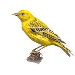 Canary Creeper , Isolated On Transparent, PNG