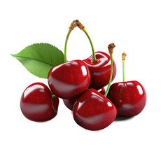 cherry , Isolated On Transparent, PNG