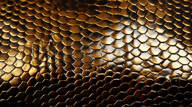 Golden Snakeskin Backdrop - Generative Ai