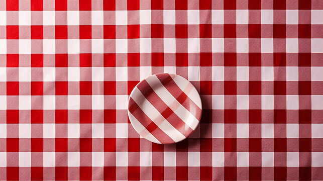white and red checkered background
