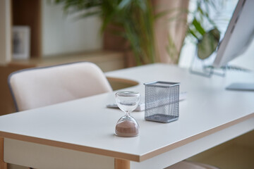 Part of the desktop in the interior.