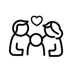  family - vector icon