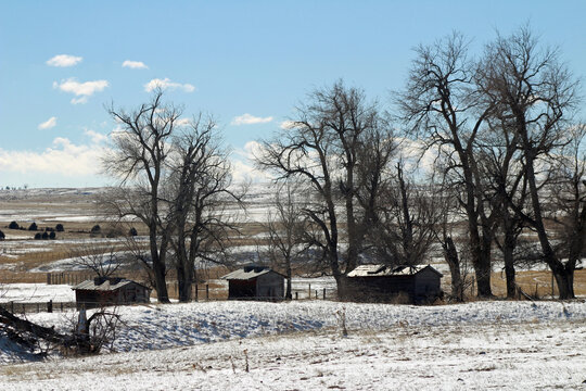 Rural Western Nebraska in Winter