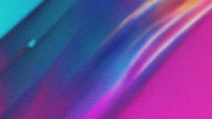 4K Neon digital grainy gradient with a colorful soft noise effect. A unique blend of vintage vibes and lo-fi VHS Glitch Texture.	
