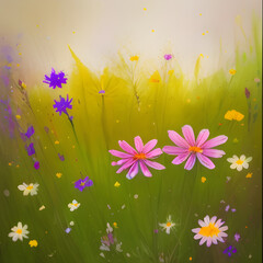 Wild flowers meadow 