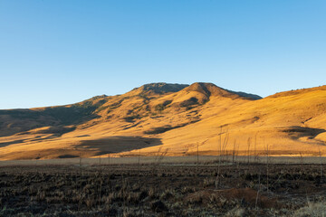 Beautiful landscape scenery in Mount Currie Nature Reserve in KwaZulu-Natal, South Africa