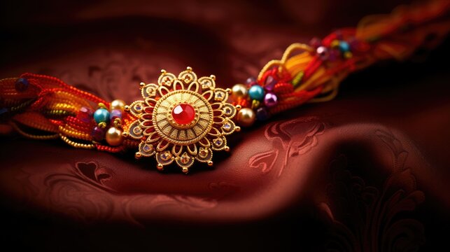 AI's Touch on a Gorgeous Rakhi Picture