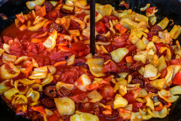 The food being cooked is 