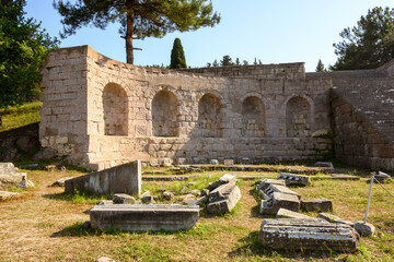 The archaeological site of the Asklepion on the island of Kos in Greece