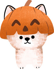 Spooky Paws' Set: Cute Halloween dogs in vector. Diverse breeds don Halloween charm. Perfect for creative projects!