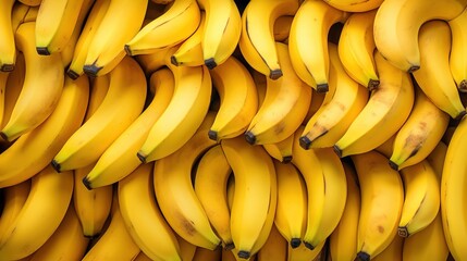  a bunch of ripe bananas stacked on top of each other.  generative ai