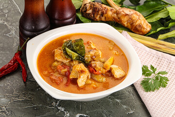 Thai traditional Tom Yum with chicken