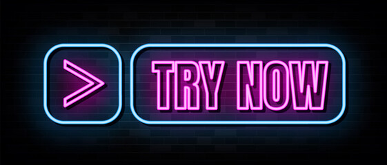 Try Now Neon Signs Vector Design Template Neon Style