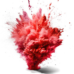 Reddish Powder Explosion , Illustration, HD, PNG