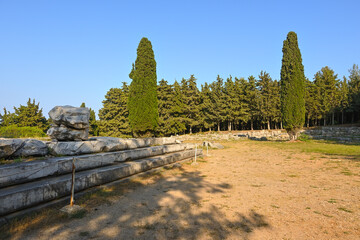 The archaeological site of the Asklepion on the island of Kos in Greece