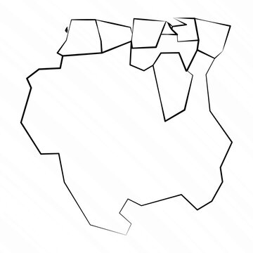 recommend clip art: Hand Drawn Suriname Map Illustration