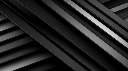 Obraz premium Background of abstract black and white background with vertical lines
