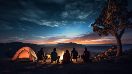 Camping on the Mountain