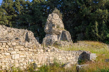 The archaeological site of the Asklepion on the island of Kos in Greece
