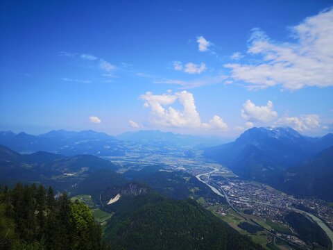 Panorama auf Kufstein auf dem Pendling