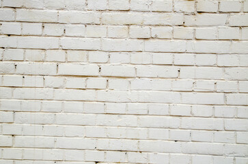 White brick wall texture