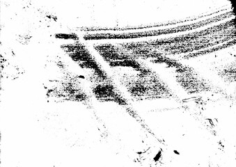 Abstract black and white background with curve stroke line hand drawn illustration