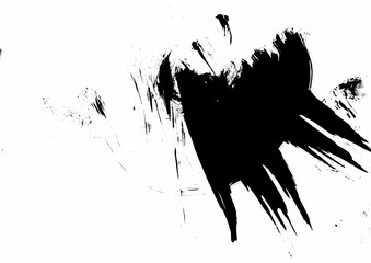 Abstract black and white background with grunge hand drawn illustration
