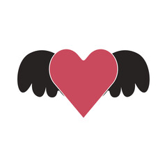 winged heart icon