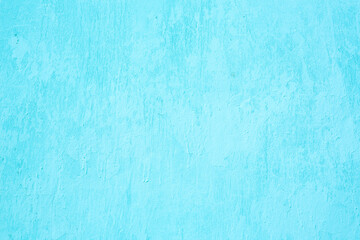 Bright blue stucco wall background