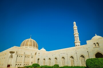 Fototapeta premium Sultan Qaboos Grand Mosque in Oman, Middle East, Asia