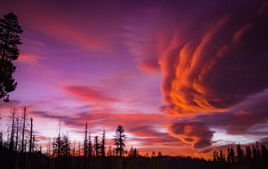 Sunset over the Summiy