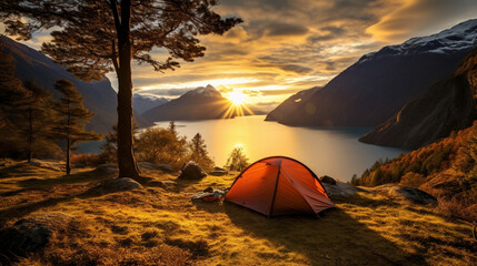 Sunset_and_Tent_in_Autumn