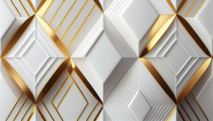 White Leather and Golden Stripes Elegant beautifull design background 