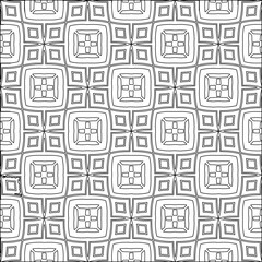 Stylish texture with figures from lines.Abstract geometric black and white pattern for web page, textures, card, poster, fabric, textile. Monochrome graphic repeating design. 
