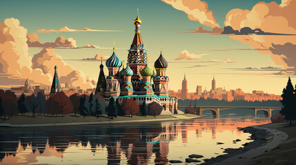 postcard from Russia,  Moscow ,