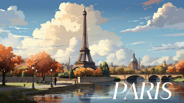 postcard from Paris , France