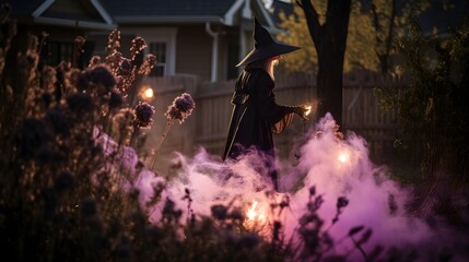 Twilight Sorcery: The Evening Rituals of Witches - obrazy, fototapety, plakaty