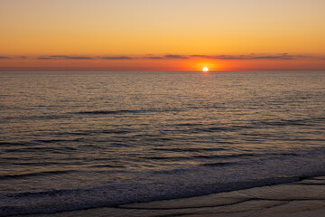 Sunset at the Torrey Pines beach