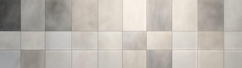 a gray and white photo of a tiled floor Generative AI
