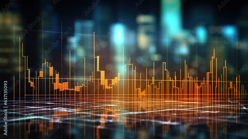 Poster graphs and charts background
