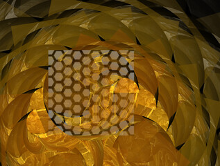Imaginatory fractal abstract background Image